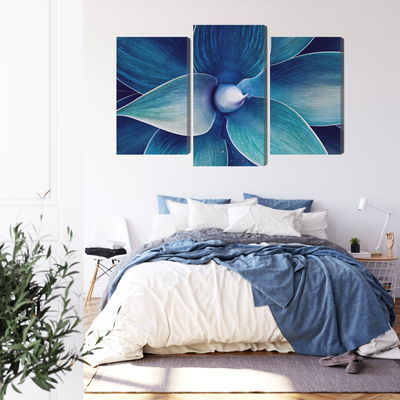 Ljuddämpande tavla - Top view of the plant