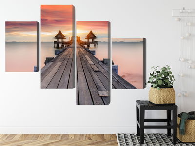 Ljuddämpande tavla - Hazy sea