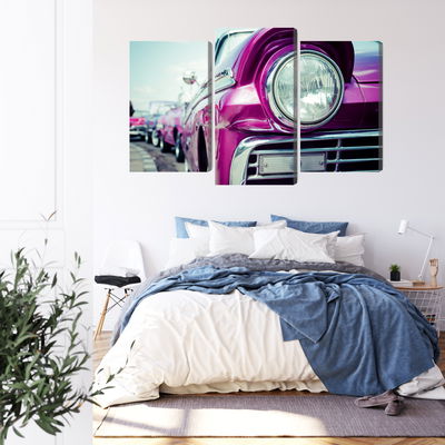 Ljuddämpande tavla - Retro style car headlight