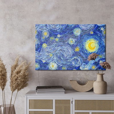 Ljuddämpande tavla - Starry night in the style
