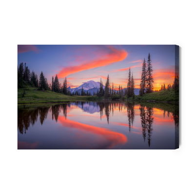 Ljuddämpande tavla - Tipsoo lake, Usa