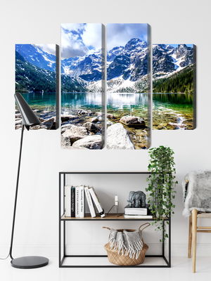 Ljuddämpande tavla - Lake morskie oko 3d