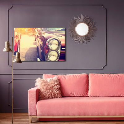 Ljuddämpande tavla - American retro car