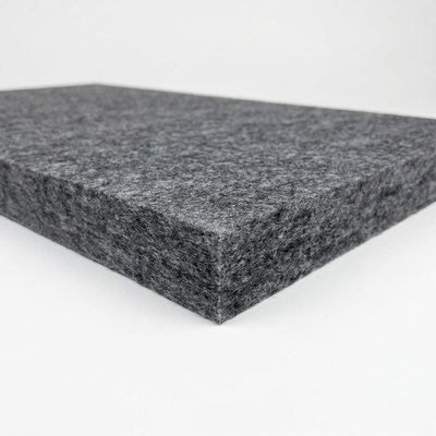 SilentDirect PES Wall ljudabsorbent 50 mm i grå färg med synlig materialstruktur