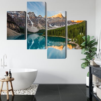 Ljuddämpande tavla - Canadian Moraine Lake 3d