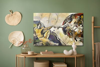 Ljuddämpande tavla - The creation of adam