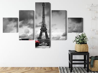 Ljuddämpande tavla - Black and white view