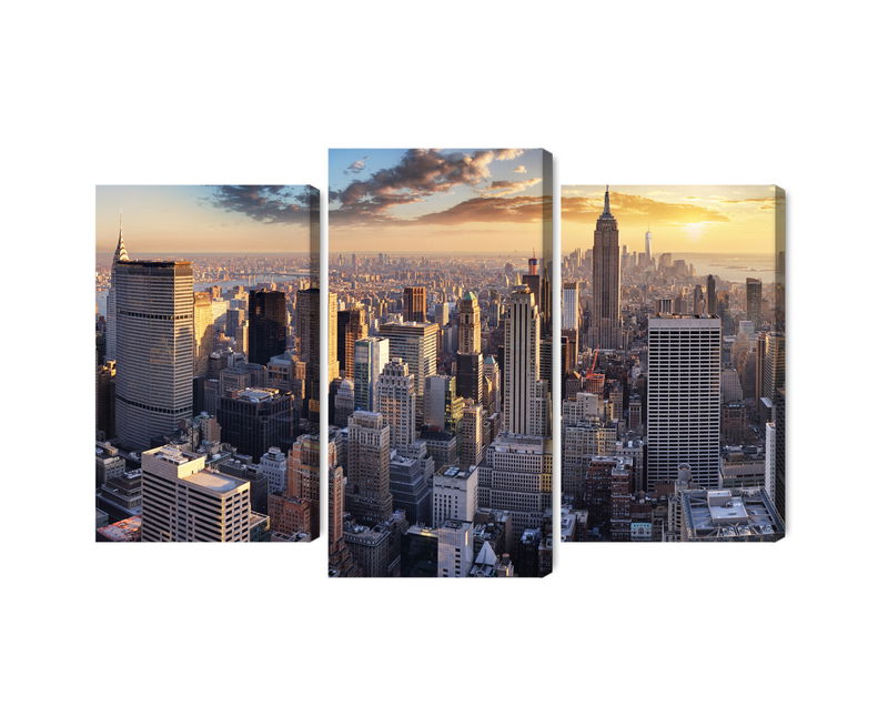 Ljuddämpande tavla - 3d panorama of New York city