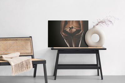 Ljuddämpande tavla - Woman in erotic lingerie