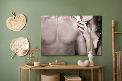 Ljuddämpande tavla - Couple in a sensual pose