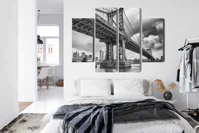 Ljuddämpande tavla - Manhattan bridge in New York