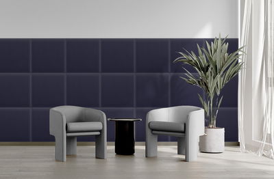 Firkantet lydabsorber - fløjl