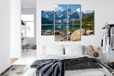 Ljuddämpande tavla - Morskie oko in the tatras 3d