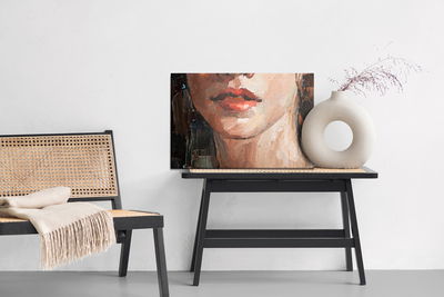 Ljuddämpande tavla - Portrait of a young, dreamy