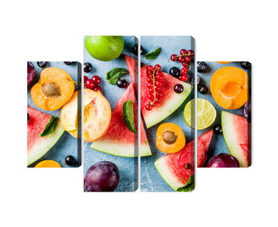 Ljuddämpande tavla - Holiday fruit