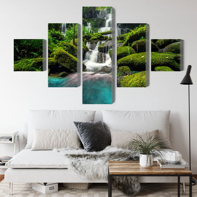 Ljuddämpande tavla - A beautiful waterfall