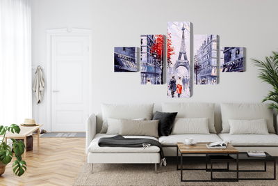 Ljuddämpande tavla - The view of the Paris street