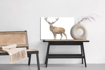 Ljuddämpande tavla - A deer like painted