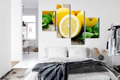 Ljuddämpande tavla - Lemon with mint