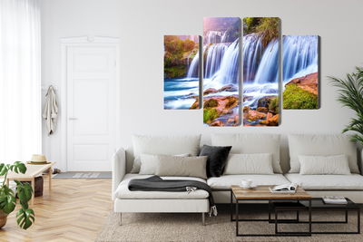 Ljuddämpande tavla - Jiulong waterfall in luoping