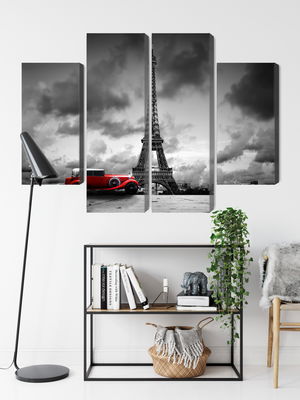 Ljuddämpande tavla - Black and white view