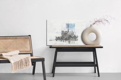 Ljuddämpande tavla - Notre dame cathedral, Paris