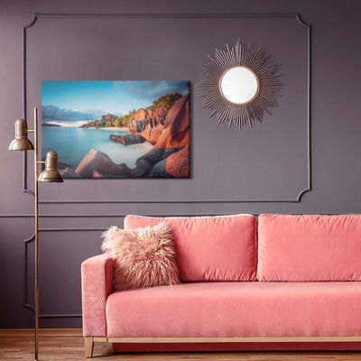 Ljuddämpande tavla - Anse source d'argent beach