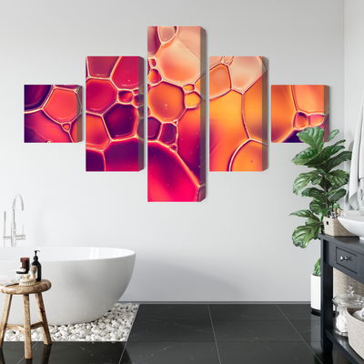 Ljuddämpande tavla - Water drops on a macro scale