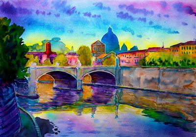 Ljuddämpande tavla - Panorama of the vatican