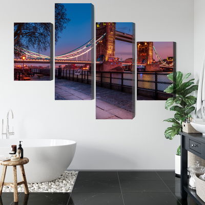 Ljuddämpande tavla - Tower bridge in London