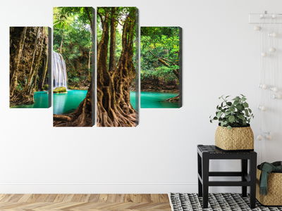 Ljuddämpande tavla - Erawan waterfalls