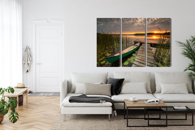 Ljuddämpande tavla - Summer sunrise