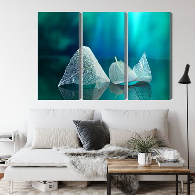 Ljuddämpande tavla - Delicate leaves close up