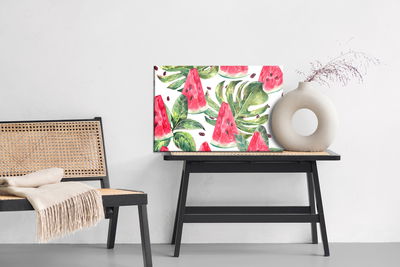 Ljuddämpande tavla - Watermelon with tropical