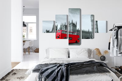 Ljuddämpande tavla - Red London bus