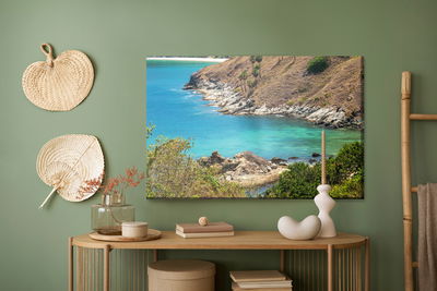 Ljuddämpande tavla - Azure sea and coast