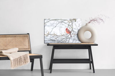 Ljuddämpande tavla - Red bird