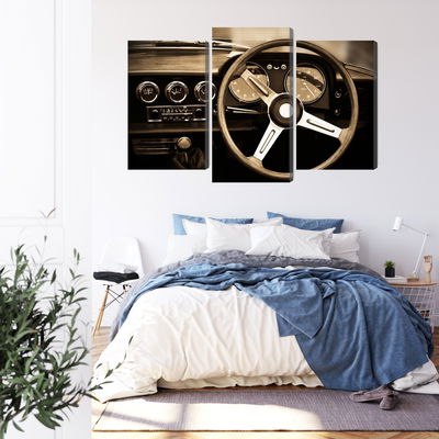 Ljuddämpande tavla - The dashboard of an antique