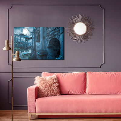 Ljuddämpande tavla - Roman forum by night