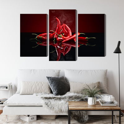 Ljuddämpande tavla - Red chili peppers