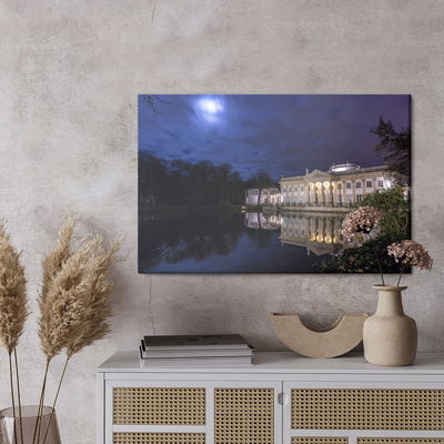 Ljuddämpande tavla - Palace in Warsaw at night