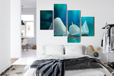 Ljuddämpande tavla - Delicate leaves close up