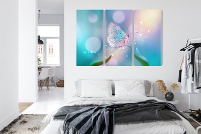 Ljuddämpande tavla - A delicate butterfly