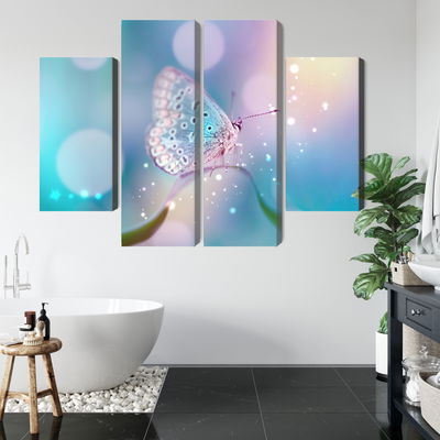 Ljuddämpande tavla - A delicate butterfly