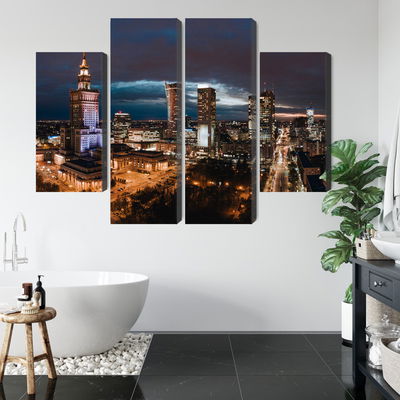 Ljuddämpande tavla - Panorama of the center