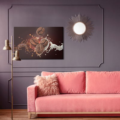 Ljuddämpande tavla - Coffee with milk