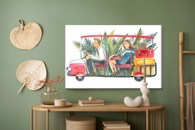 Ljuddämpande tavla - Hotel car