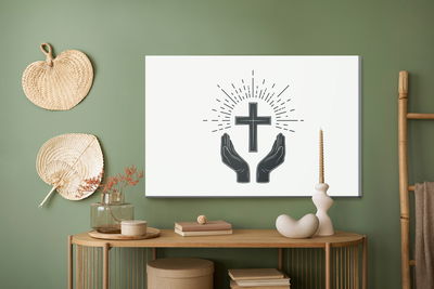 Ljuddämpande tavla - Christian logo