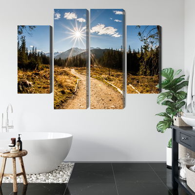 Ljuddämpande tavla - A sunny day in the tatras 3d