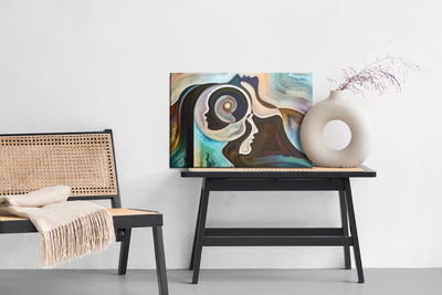 Ljuddämpande tavla - Abstraction of the human